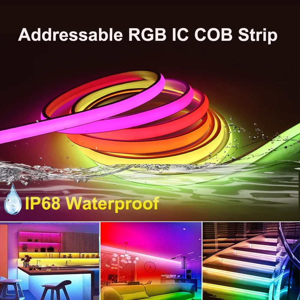 IP68  RGB IC LED Ʈ, ּ  ,   , 帲 ÷, WS2811 ׿ LED ,   , 24V
